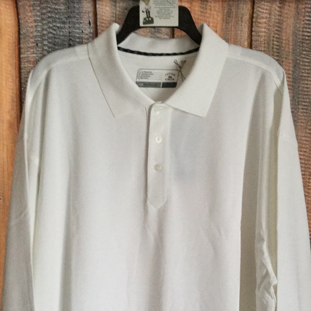 NEW Cutter & Buck Drytec Long Sleeve Polo Shirt